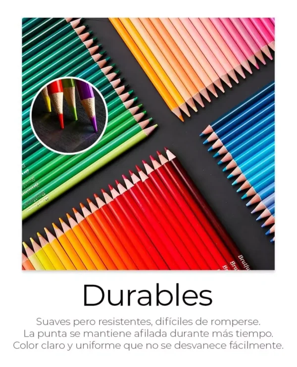 Juego de Lápices de Colores 72 Tonos Premium