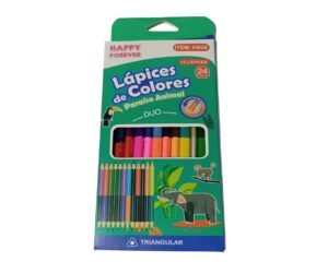 Lápices de Doble Punta 24 Colores