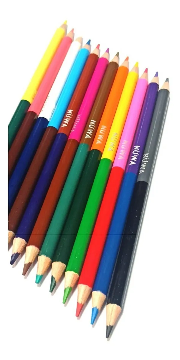 D_NQ_NP_2X_620325-MLU72966978893_112023-F Lápices de Doble Punta 24 Colores
