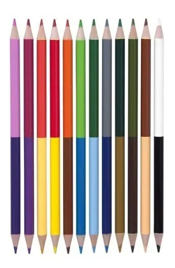 D_NQ_NP_2X_662444-MLU72966940159_112023-F Lápices de Doble Punta 24 Colores