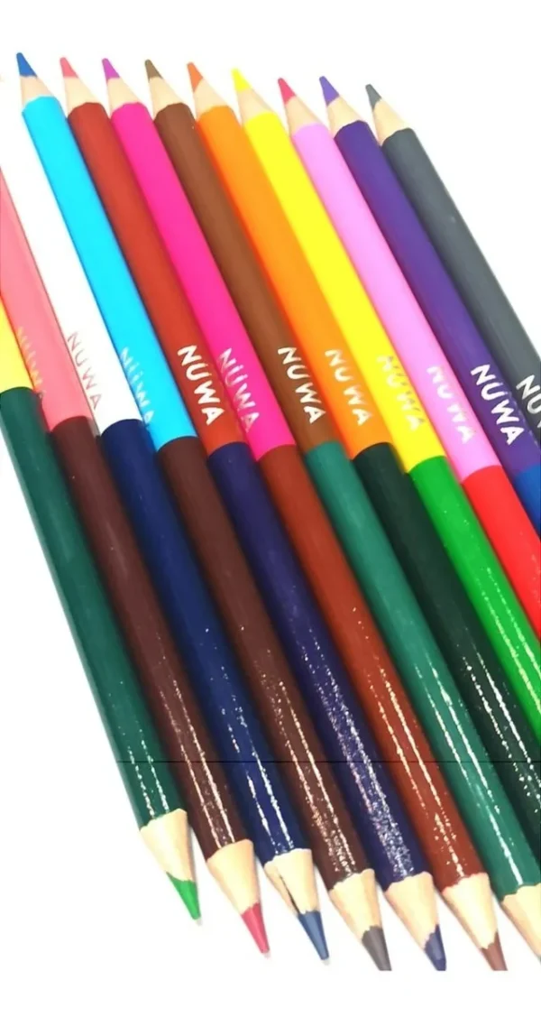 D_NQ_NP_2X_871255-MLU72966998309_112023-F Lápices de Doble Punta 24 Colores